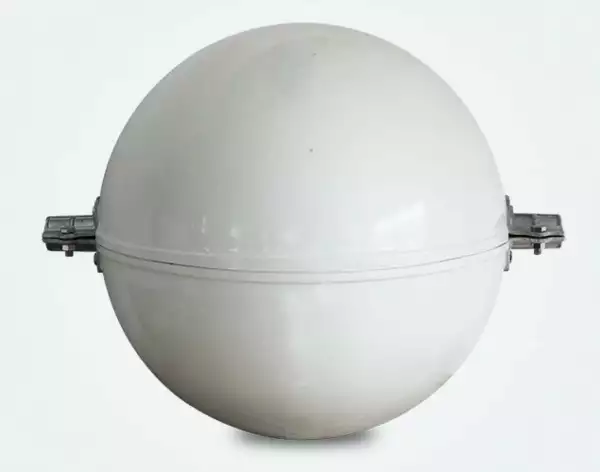ШМ-ИМАГ-300-15,4-Б - сигнальный шар маркер для ЛЭП,  15,4 мм, 300 мм, белый